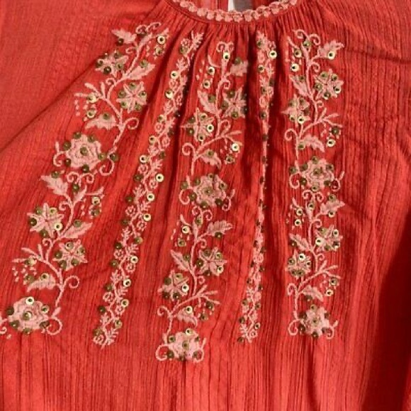 NWT!! Ulla Johnson Vida Blouse in Clay - Picture 7 of 8